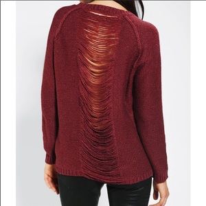 Maroon sweater